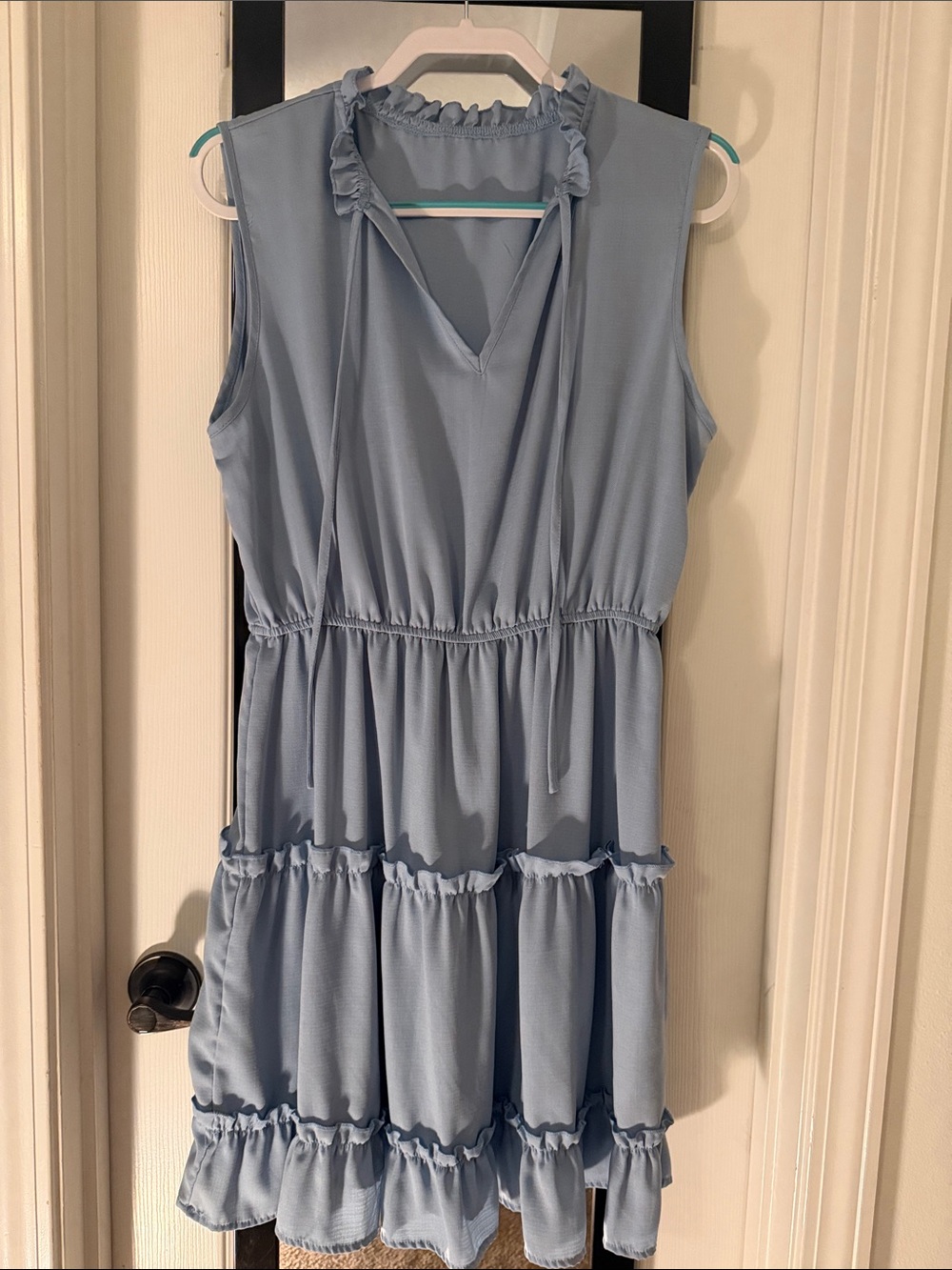 Women’s Ruffle Tie Neck Dress